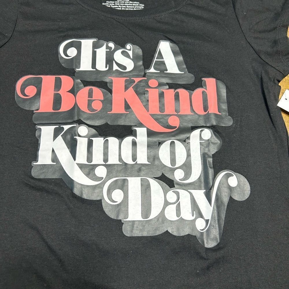 Be Kind Black Tee Shirt - Picture 3 of 6